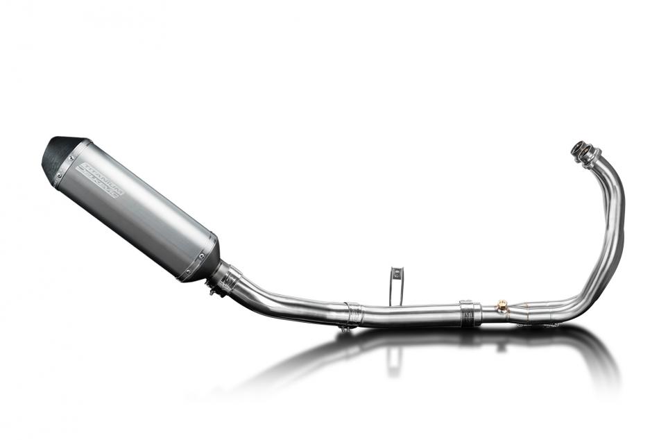 Yamaha XSR700 2021-2024 Complete Exhaust 2-1 343mm X-Oval Titanium Silencer Can