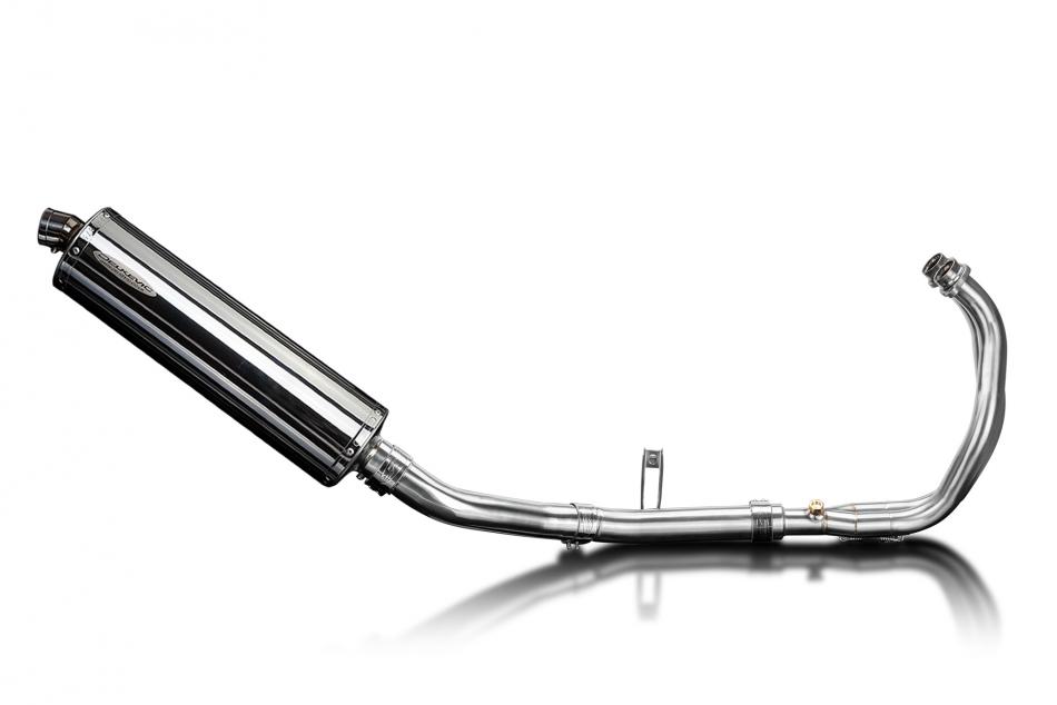 Yamaha XSR700 2021-2024 Complete Exhaust 2-1 450mm Oval Stainless Silencer Can