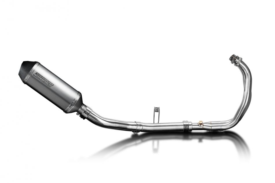 Yamaha XSR700 2021-2024 Complete Exhaust 2-1 260mm X-Oval Titanium Silencer Can