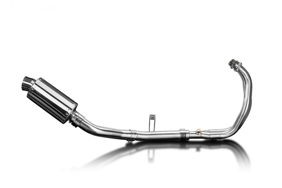 Yamaha XSR700 2021-2024 Complete Exhaust 2-1 225mm Oval Stainless Silencer Can