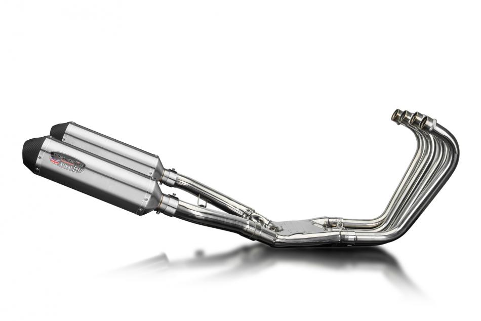 Yamaha FJ1200 1TX 1986-1987 Full Exhaust 4-2 343mm X-Oval Stainless Silencers
