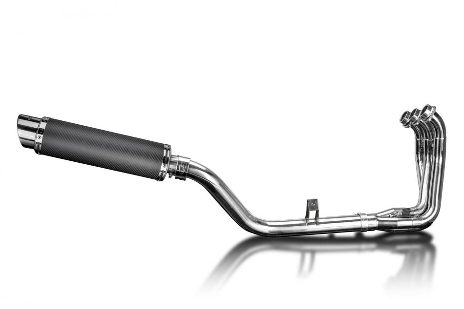 Yamaha MT-09 MT09 2021-2024 Complete Exhaust 3-1 350mm Round Carbon Silencer Can