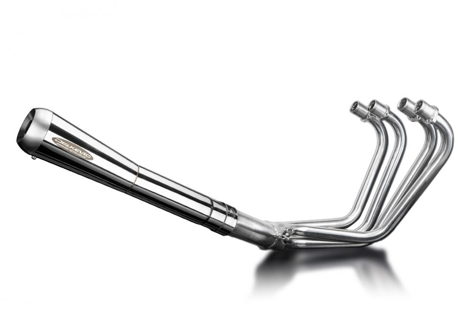 KZ1000 A1 A2 1977-1978 / COMPLETE 4 into 1 EXHAUST SYSTEM CLASSIC REVERSE-CONE SILENCER 304 STAINLES