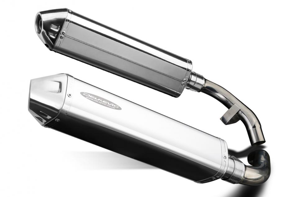 Honda ST1100 Pan European 1989-03 420mm Tri-Oval Stainless Exhaust Silencer Kit