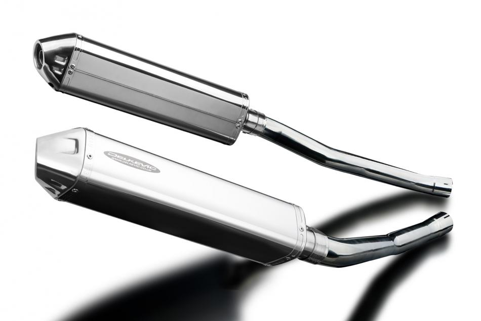 Kawasaki ZZR1400 Ninja 2006-2007 420mm Tri-Oval Stainless Exhaust Silencer Kit