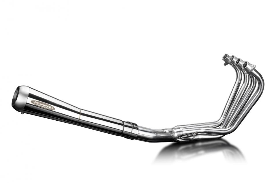 GS(X)1100E 16v 1979-1981 / COMPLETE 4 into 1 EXHAUST SYSTEM CLASSIC REVERSE-CONE SILENCER 304 STAINL