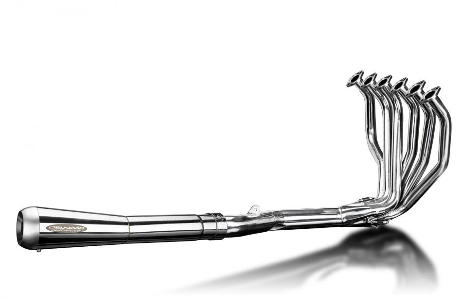 KZ1300 ZG1300 ZN1300 1979-1989 / COMPLETE 6 into 1 EXHAUST SYSTEM CLASSIC REVERSE-CONE SILENCER 304