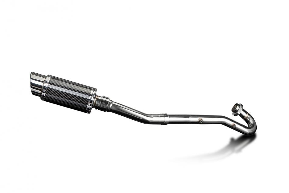 Kawasaki KLR650A 87-07 KLR650B 89-92 Full Exhaust 200mm Round Carbon Silencer