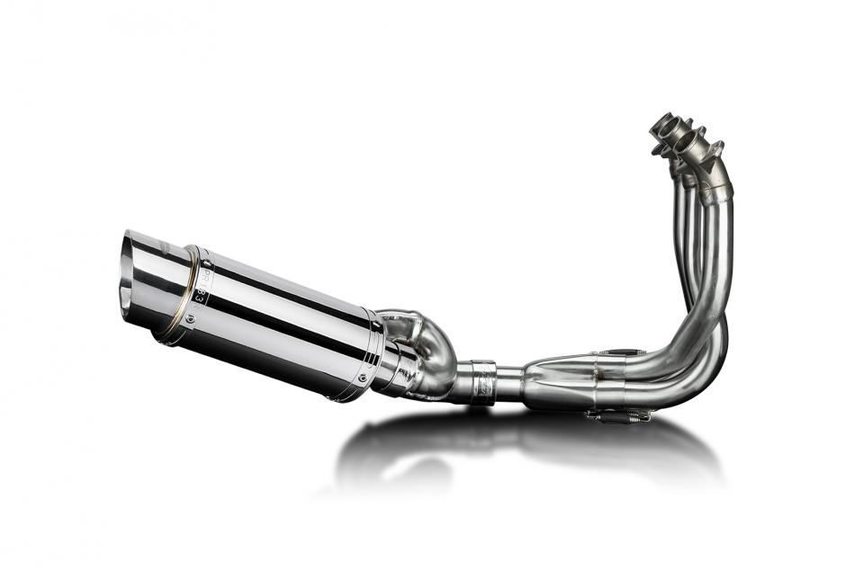 Triumph Street Triple 765RS 2023-2024 Exhaust 3-1 200mm Round Stainless Silencer