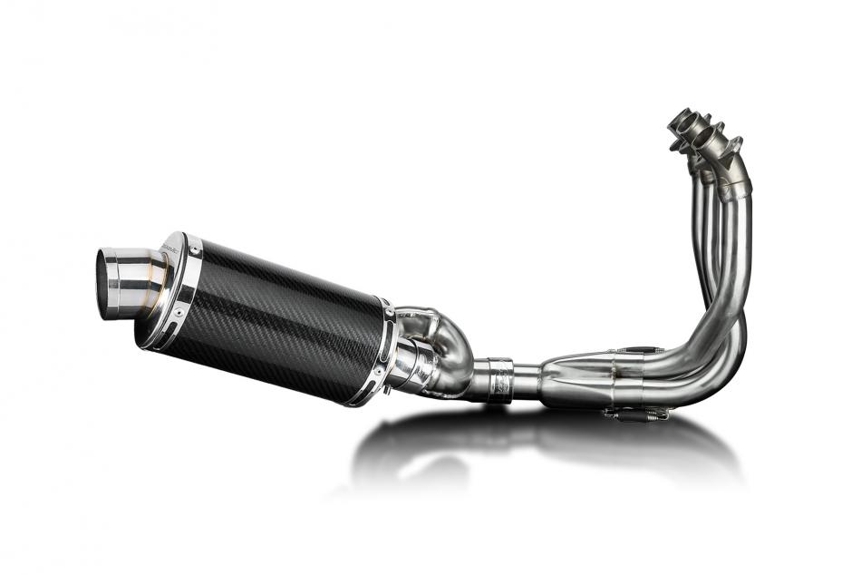 Triumph Street Triple 765RS 2023-24 Full Exhaust 3-1 225mm Oval Carbon Silencer