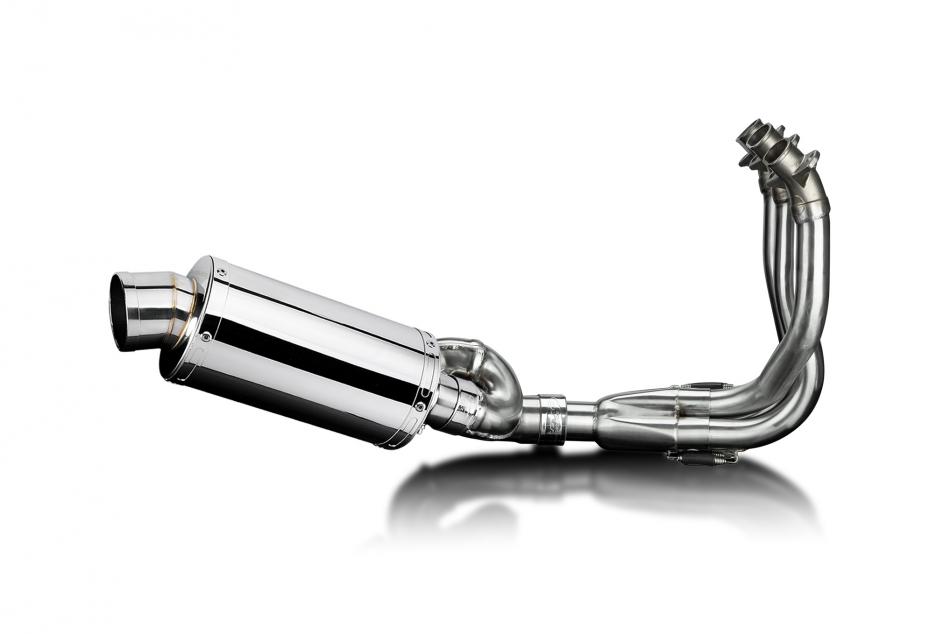 Triumph Street Triple 765RS 23-24 Full Exhaust 3-1 225mm Oval Stainless Silencer