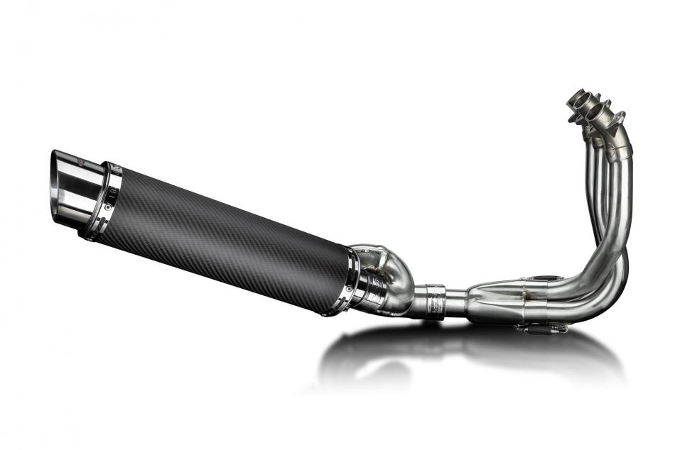 Triumph Street Triple 765RS 23-24 Full Exhaust 3-1 350mm Round Carbon Silencer