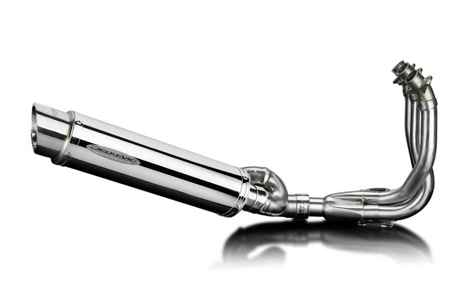 Triumph Street Triple 765RS 2023-2024 Exhaust 3-1 350mm Round Stainless Silencer