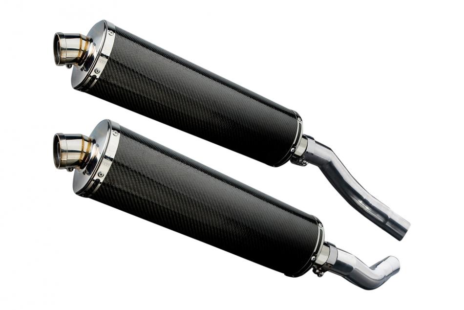 HONDA ST1300 ABS PAN EUROPEAN 2002-2017 450mm OVAL CARBON BSAU EXHAUST KIT