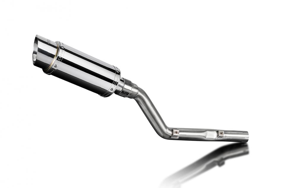 Suzuki DRZ400E DR-Z400E 2000-2009 200mm Round Stainless Exhaust Silencer Can Kit