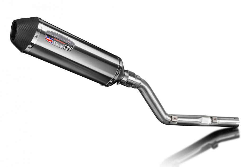 Suzuki DRZ400E DR-Z400E 2000-2009 343mm XOval Stainless Exhaust Silencer Can Kit