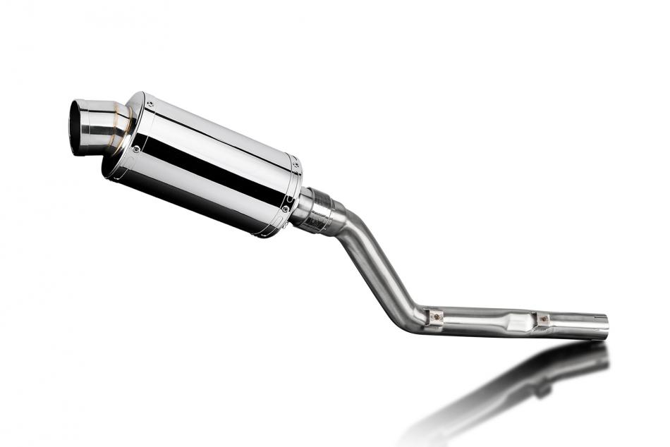 Suzuki DRZ400E DR-Z400E 2000-2009 225mm Oval Stainless Exhaust Silencer Can Kit