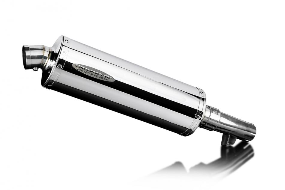 Honda NT1100 2022-2024 Delkevic 350mm Oval Stainless Exhaust Silencer Can Kit