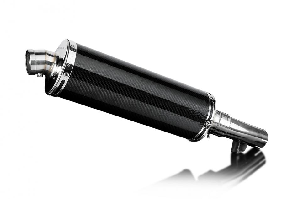 Honda NT1100 2022-2024 Delkevic 350mm Oval Carbon Exhaust Silencer Can Kit