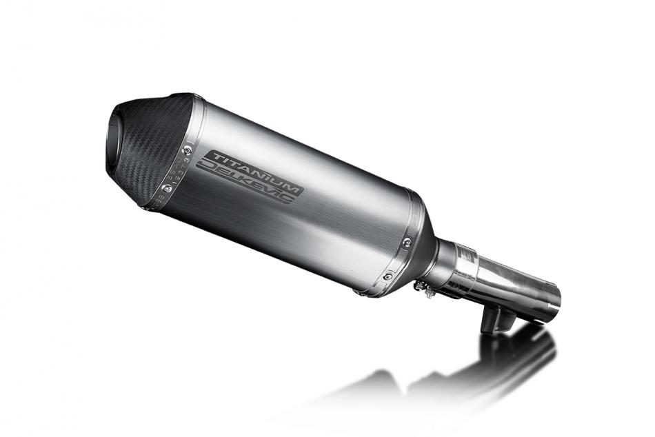 Honda NT1100 2022-2024 Delkevic 260mm X-Oval Titanium Exhaust Silencer Can Kit