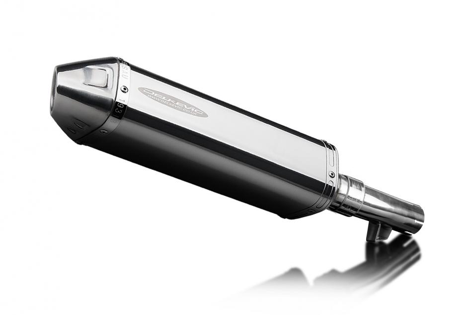 Honda NT1100 2022-2024 Delkevic 320mm TriOval Stainless Exhaust Silencer Can Kit