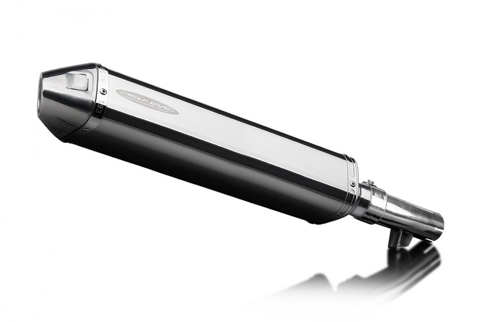 Honda NT1100 2022-2024 Delkevic 420mm TriOval Stainless Exhaust Silencer Can Kit