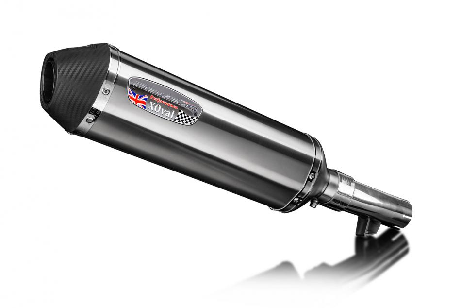 Honda NT1100 2022-2024 Delkevic 343mm X-Oval Stainless Exhaust Silencer Can Kit