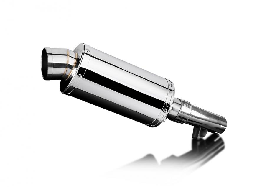 Honda NT1100 2022-2024 Delkevic 225mm Oval Stainless Exhaust Silencer Can Kit