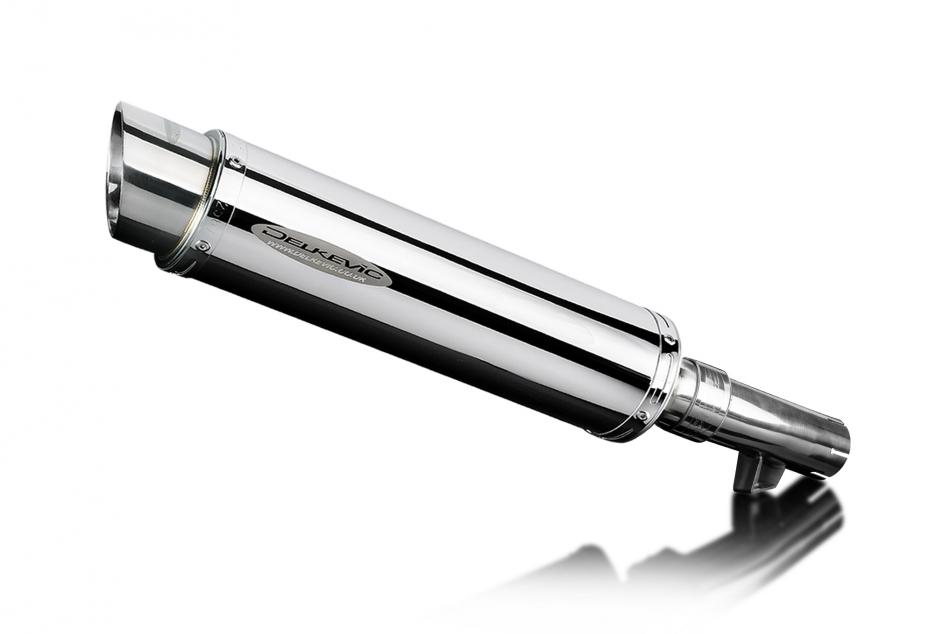 Honda NT1100 2022-2024 Delkevic 350mm Round Stainless Exhaust Silencer Can Kit