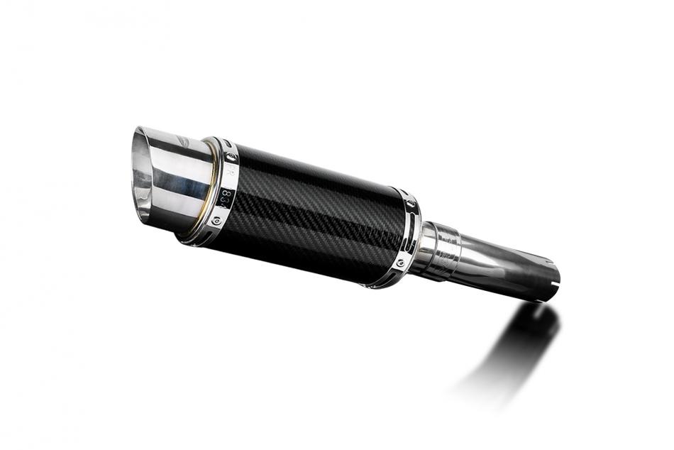 CB750 HORNET 2023-2024 / MINI 200mm (8 inch) CARBON FIBRE ROUND SILENCER