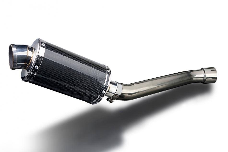 YAMAHA YZF-R1 02-03 FULL POWER 225mm OVAL CARBON SILENCER EXHAUST KIT