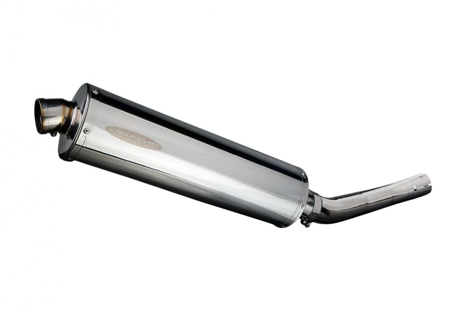 KAWASAKI Z750 2004-2006 450mm OVAL STAINLESS BSAU SILENCER EXHAUST KIT