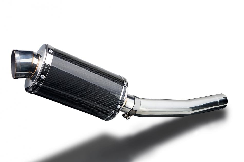 YAMAHA YZFR6 YZF-R6 1998-2002 225mm OVAL CARBON SILENCER EXHAUST KIT