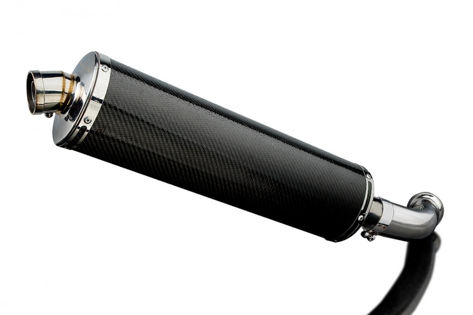 HONDA VFR750 1994-1997 450mm OVAL CARBON BSAU SILENCER EXHAUST KIT