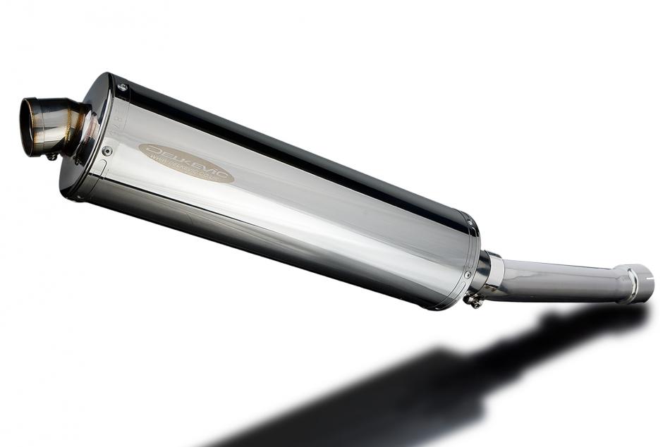 YAMAHA FZS1000 FAZER 2000-2005 450mm OVAL STAINLESS BSAU SILENCER EXHAUST KIT