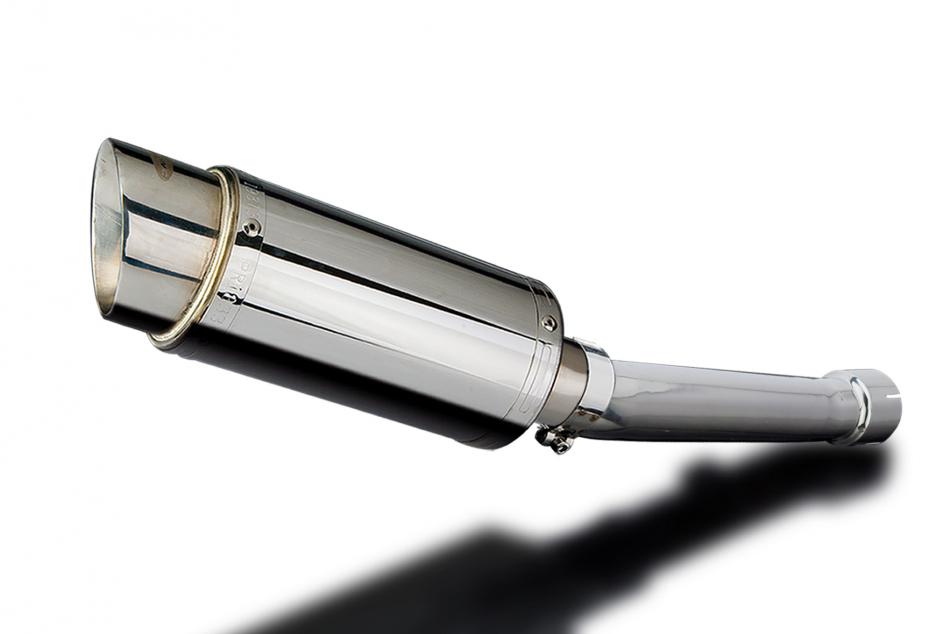 YAMAHA FZS1000 FAZER 2000-2005 200mm ROUND STAINLESS SILENCER EXHAUST KIT