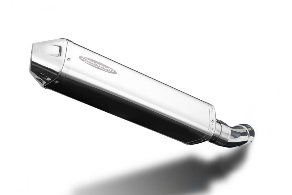 Suzuki SV400 SV650 2003-2015 420mm Tri-Oval Stainless Exhaust Silencer Can Kit