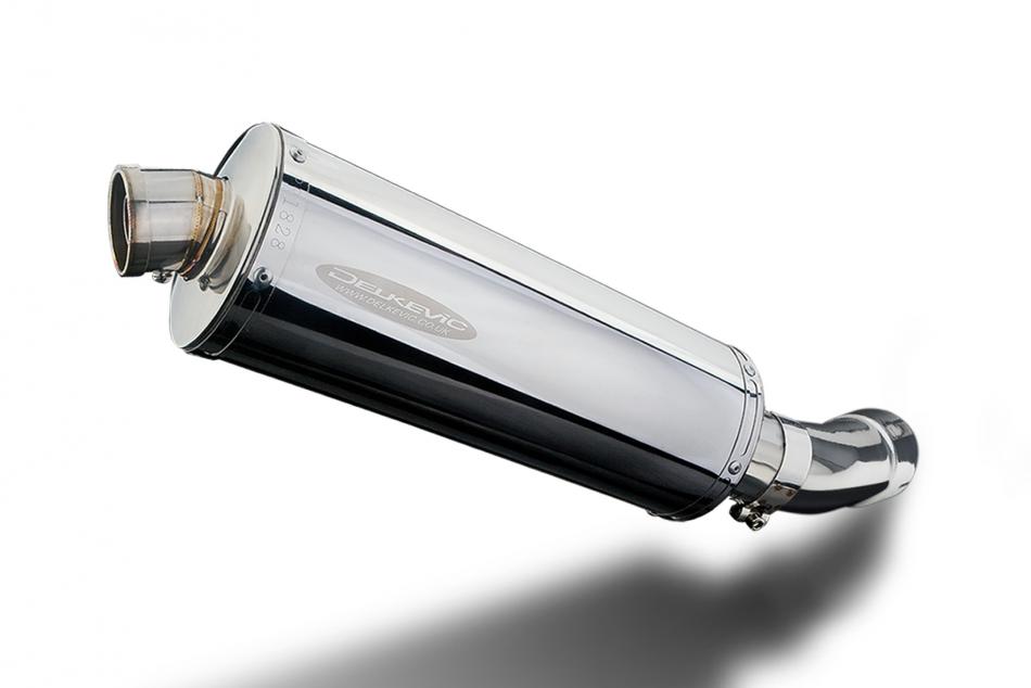 SUZUKI SV400 SV650 2003-2015 350mm OVAL STAINLESS BSAU SILENCER EXHAUST KIT