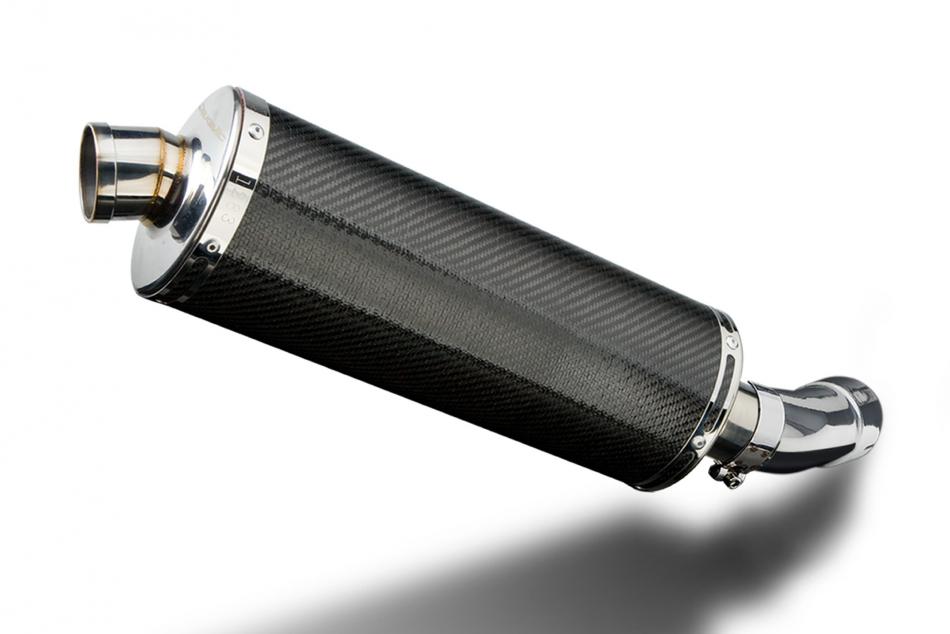 SUZUKI SV400 SV650 2003-2015 350mm CARBON BSAU SILENCER EXHAUST KIT