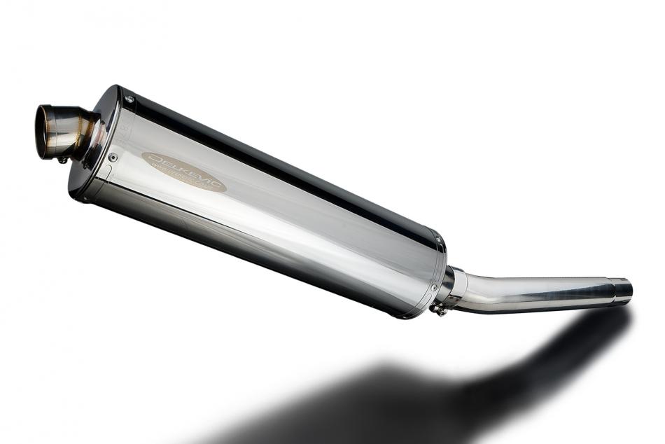 SUZUKI GSXR1000 K5 K6 2005-2006 450mm OVAL STAINLESS BSAU SILENCER EXHAUST KIT