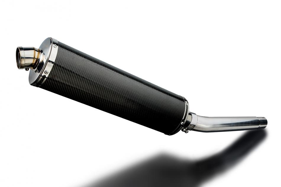 SUZUKI GSXR1000 K5 K6 2005-2006 450mm OVAL CARBON BSAU SILENCER EXHAUST KIT