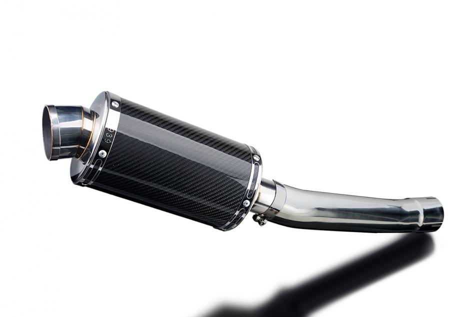 YZFR6 YZF-R6 (5SL) 2003-2005 / DS70 OVAL 225mm (9 inch) CARBON FIBRE SILENCER