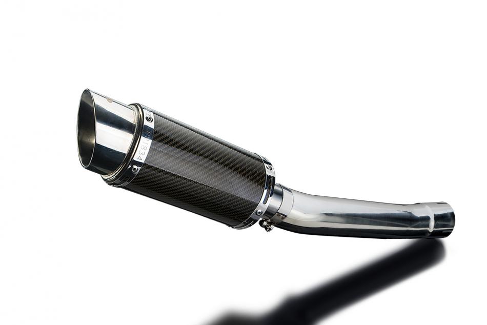 YZFR6 YZF-R6 (5SL) 2003-2005 / MINI 200mm (8 inch) ROUND CARBON FIBRE SILENCER