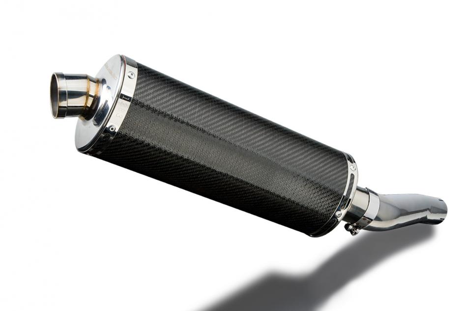 HONDA CB500 SPORT 1994-2003 350mm CARBON BSAU SILENCER EXHAUST KIT
