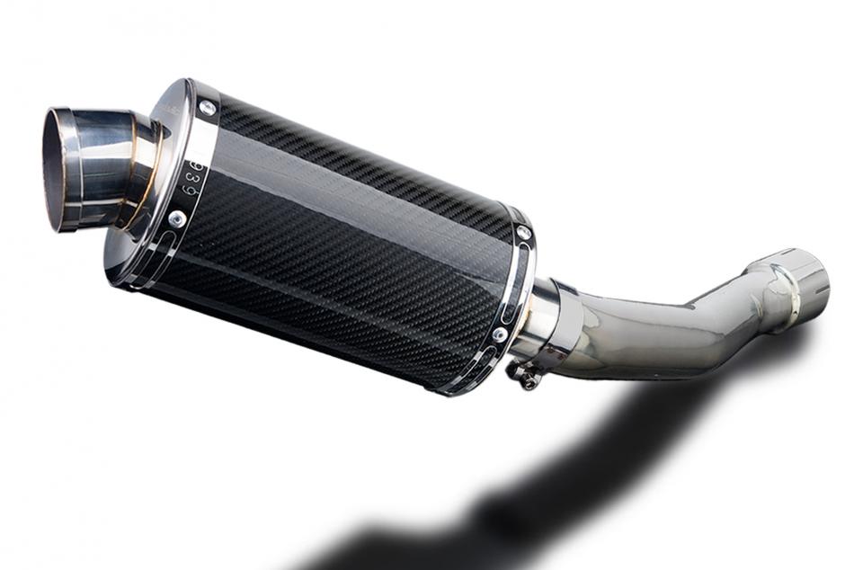 YAMAHA YZF-R1 YZFR1 1998-2001 225mm OVAL CARBON SILENCER EXHAUST KIT