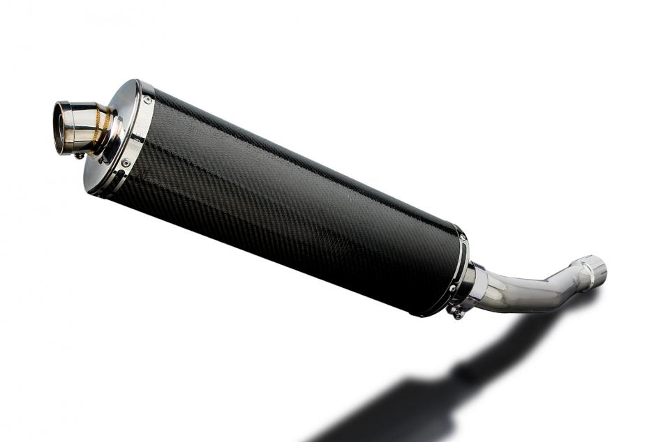 YAMAHA YZF-R1 YZFR1 1998-2001 450mm OVAL CARBON BSAU SILENCER EXHAUST KIT