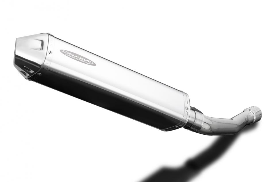 Yamaha YZF-R1 YZF R1 1998-2001 420mm Tri-Oval Stainless Exhaust Silencer Can Kit