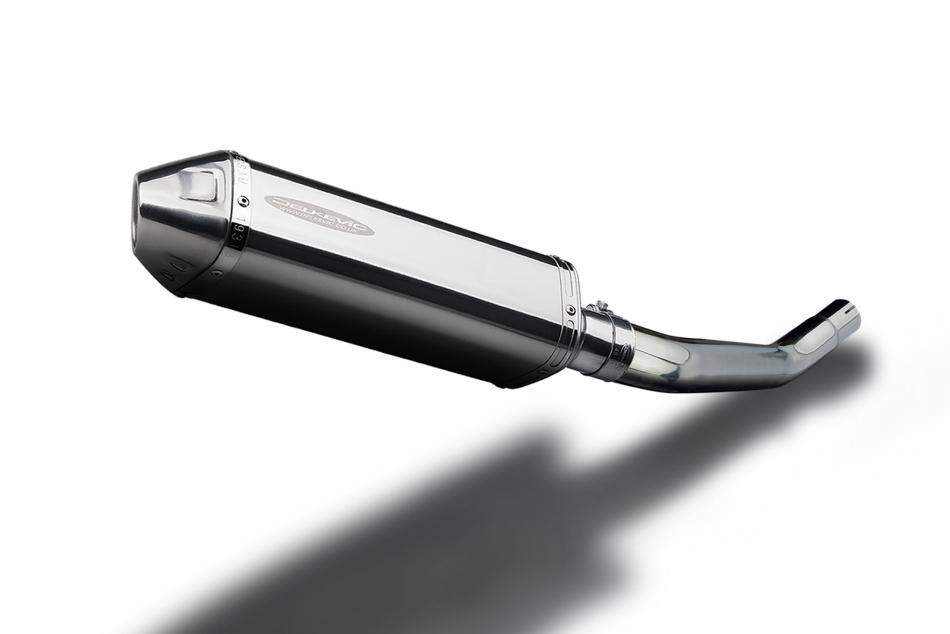 KAWASAKI ZX6R NINJA 636 2003-04 320mm TRI STAINLESS BSAU SILENCER EXHAUST KIT