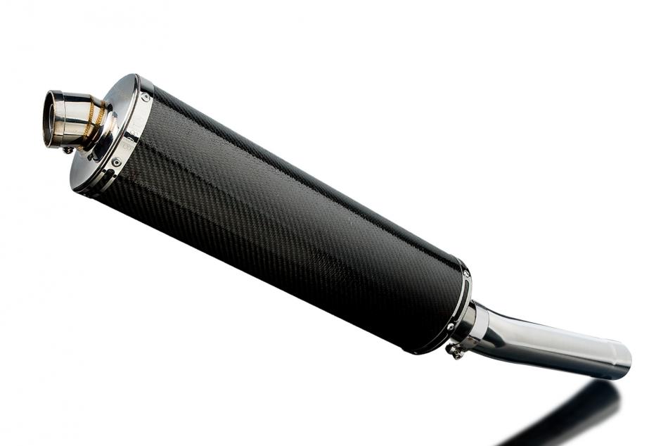 KAWASAKI ZX9R NINJA 1994-1997 450mm OVAL CARBON BSAU SILENCER EXHAUST KIT