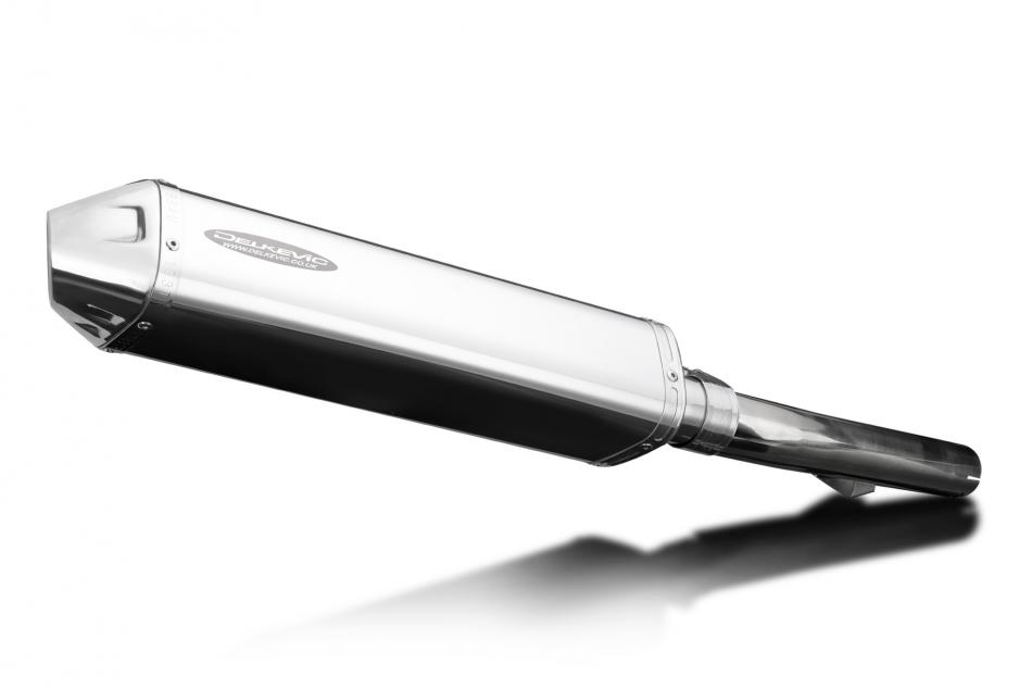 CBR600 F4 FX-FY 1999-2000 / TRI-OVAL 420mm (17 inch) R/H SILENCER 304 STAINLESS STEEL